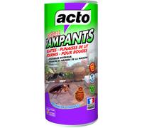 Poudre anti-rampants - ACTO - Spécial Rampants Chabasite - Élimine fourmis, blattes, punaises de lit, poux rouges, acariens