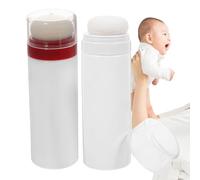 Poudre avec pâte feuilletée : récipient à poudre de voyage, un élégant cosmétique | Distributeur applicateur Soft Puff, stockage de tamis compact, accessoire de maquillage en plastique