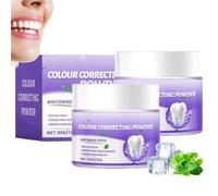 Poudre Blanchiment Dentaire, Poudre Blanchissante Dents, Blanchisseur De Dents, Colour Correcting Powder, Efficace Pour Renforcer Les Dents Et Les Gencives, Teeth Whitening Powder (2)