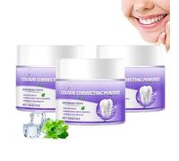 Poudre Blanchiment Dentaire, Poudre Blanchissante Dents, Blanchisseur De Dents, Colour Correcting Powder, Efficace Pour Renforcer Les Dents Et Les Gencives, Teeth Whitening Powder (3)
