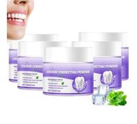 Poudre Blanchiment Dentaire, Poudre Blanchissante Dents, Blanchisseur De Dents, Colour Correcting Powder, Efficace Pour Renforcer Les Dents Et Les Gencives, Teeth Whitening Powder (5)