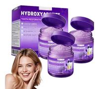 Poudre Blanchissante Dents,Poudre Dentifrice avec Hydroxyapatite,Hydroxyapatite Dentifrice, Blanchissante Dentaire,Blanchisseur de Dents,Pour Enlever les Taches,Dent Blanche,30ML (3)