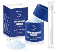 Poudre Blanchissante Dents,Poudre Minérale pour Dents,Avec 1 Pcs Brosse à dentsm,Minérale pour Dent,Teeth Whitening Powder,Efficace pour Renforcer les Dent et Gencives