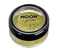 Poudre brillante ultrafine classique par Moon Glitter - 100% de paillettes cosmétique pour le visage, le corps, les ongles, les cheveux et les lèvres - 5g - Or