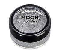 Poudre brillante ultrafine classique par Moon Glitter - 100% de paillettes cosmétique pour le visage, le corps, les ongles, les cheveux et les lèvres - 5g - Argent