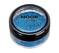 Poudre brillante ultrafine classique par Moon Glitter - 100% de paillettes cosmétique pour le visage, le corps, les ongles, les cheveux et les lèvres - 5g - Bleu