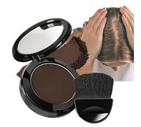 Poudre capillaire pour femme | Poudre de couverture de cheveux multifonction avec applicateur et miroir | Dissimule les racines légères pour grand-père, grand-mère, femme instantanément plus épais et