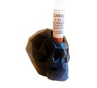 Poudre Carolina Reaper avec 2 200 000 SHU 2,5 g dans une salière à poivre en PLA noire.