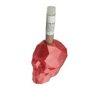 Poudre Carolina Reaper avec 2.200.000 SHU 2,5g dans une tête de mort PLA rouge.