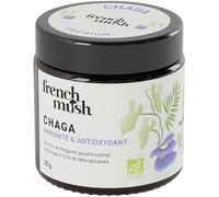 Poudre Chaga Champignon Bio - 30g Vegan - Super Aliment Antioxydant, Tonus - Riche en Vitamines B, D et K - Se Mélange à Vos Boissons - Chaga Mushroom Testé en Laboratoire - Fabriqué en France