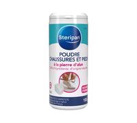 Poudre Chaussures Et Pieds - Steripan - A La Pierre D'alun - 100% D'ingrédients D'origine Naturelle - 100g