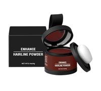 Poudre Cheveux, 14 Couleurs Poudre de Racine de Cheveux Pour Homme et Femme, Couverture de Racine, pour Combler les Cheveux Clairsemés (#04 Brun rougeâtre foncé, 4g)