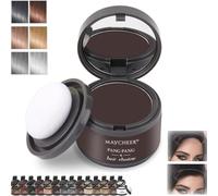 Poudre Cheveux Femme Retouche Racines, Maycheer Ombre Ligne Front, Correcteur Racines Instantané, Densifiant Volumateur Homme Femme, Solution Alopécie, Résultat Naturel Cheveux(7#Chestnut Brown)