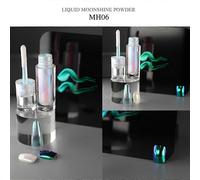 Poudre Chrome Magique Sans Poussière Aurora Effet Miroir Métallique Chrome-A06