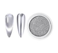 Poudre chromée pour ongles en gel, céramique blanche, effet œil de chat, poudre magnétique holographique, 0,2 g, accessoires de manucure pour la conception des ongles, qualité professionnelle, studio