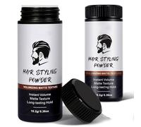 Poudre coiffante, poudre texturisante pour cheveux, tenue longue durée, texture mate pour hommes, facile à appliquer sans huile ni résidu gras, pour tous les types de cheveux (2pcs)