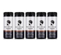 Poudre coiffante pour homme, poudre de texture pour homme, contrôle de l'huile et application facile pour tous les types de cheveux (5pcs)