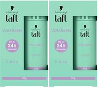 Poudre coiffante Schwarzkopf Taft - Volume (10 g) - Poudre capillaire complète - Jusqu'à 50 utilisations - Poudre coiffante végétalienne (Lot de 2)