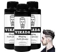 Poudre Coiffante Vikada Shaping Fluffy, Poudre De Texture Coiffante Pour Hommes Et Femmes, Poudre Texturisante Pour Cheveux, Poudre Volumisante Pour Cheveux, Tenue Longue Durée (3 pièces)