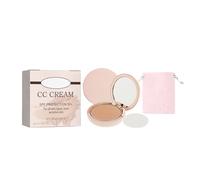 Poudre Compacte Anti-Cernes CC | Fini Haute Définition Sans Filtre | SPF 50+ Convient aux Peaux Sensibles | Légère et respirante pour un Fini Impeccable toute la journée