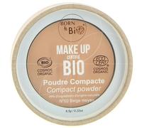 Poudre compacte bio - Born to bio - N°2 Beige moyen - Tous types de peau - Couleur beige - Poudre