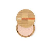 Poudre Compacte Bio - Zao Make-up - Capuccino 304 - 9 grammes - Vegan - 100% Naturelle