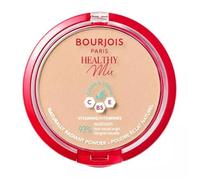 Bourjois Healthy Mix Clean Poudre Compacte 04 Beige Doré, 11 g - Poudre Matifiante Teint Naturel, Couvrance Légère à Moyenne, Hydratation 10h, Formule Clean & Vegan, Enrichie en Vitamines C, E & B5