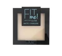 Poudre Compacte Fit Me Matte Poreless Gemey Maybelline 102 ...