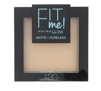 Poudre Compacte Fit me Matte Poreless Gemey Maybelline 130 Buff Beige