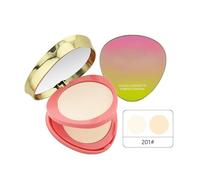 Poudre compacte mate double couche, contrôle de la brillance longue durée et texture lisse et facile à estomper, fond de teint couvrance totale sans huile, adapté à tous les types de peau.