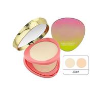 Poudre compacte mate double couche, contrôle de la brillance longue durée et texture lisse et facile à estomper, fond de teint couvrance totale sans huile, adapté à tous les types de peau.