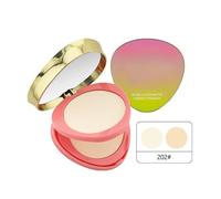 Poudre compacte mate double couche, contrôle de la brillance longue durée et texture lisse et facile à estomper, fond de teint couvrance totale sans huile, adapté à tous les types de peau.