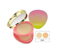 Poudre compacte mate double couche, contrôle de la brillance longue durée et texture lisse et facile à estomper, fond de teint couvrance totale sans huile, adapté à tous les types de peau.