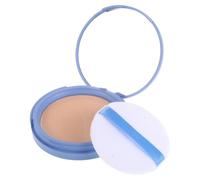 Poudre Compacte Mate Double Usage pour Maquillage Visage, Bleu