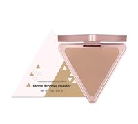 Poudre Contour | Bronzer en Poudre,Forme Triangulaire Palette pour Fond de Teint Mat Effet Bronzé Fixation pour Femmes Visage Peau Corps