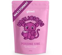 Poudre d’Ube Premium 200 g Maxi Format - Glowii - 100% Naturelle - Igname violet - Superfood pour Lattes, Desserts, Pâtisseries, Glaces - Vegan, Sans Caféine, Antioxydants