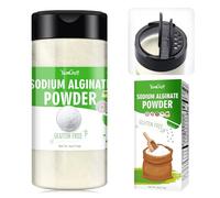 Poudre d'alginate de sodium - 113,4 g d'alginate de sodium pur de qualité alimentaire, agent gélifiant naturel pour desserts, fabrication de sphères de caviar, crème glacée, pains de viande