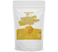 Poudre d'argile jaune brésilienne 100 % naturelle pour raffermir la peau, pour les crèmes et la fabrication de savon 0,5 lbs / 227 g