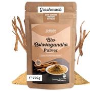 Poudre d'ashwagandha bio de Monte Nativo - 700 g - Poudre de racine moulue - Ginseng indien - Cerise d'hiver - Withania somnifera - Certifié bio - originaire d'Inde - Testée en laboratoire
