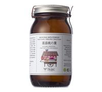 Poudre de bain japonaise avec feuilles de pêche, menthe Hakka et fleur de Botan qui soulage les éruptions cutanées de chaleur, l'acné et l'eczéma