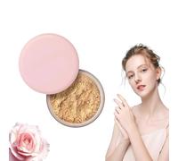 Poudre de beauté libre imperméable longue durée, maquillage portable, poudre libre mate ultra fine et anti-sébum pour tous les types de peau