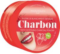 Poudre de Blanchiment Dentaire Naturelle au Charbon Activé Parfum Fraise - Innovatouch Cosmetic - Blanchit et Rafraîchit