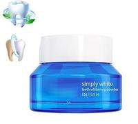 Poudre de blanchiment des dents naturelle, blanchiment instantané et élimination des taches, sans sensibilité - Poudre de blanchiment dentifrice sans danger pour l'émail pour garder la fraîcheur