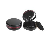 Poudre De Boîte À Coussin d'air Vide Couvercle Rabattable | Noyau de remplacement de récipient de fard à joues de fond de teint BB crème avec bouffée de poudre(15g black,10pcs)
