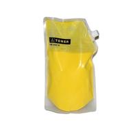 Poudre de Cartouche de Toner Couleur 1000g WC7525 Compatible with Xerox WC 7525 7530 7535 7545 7556 7830 7835 7845 7855 7970(Yellow 1000g)