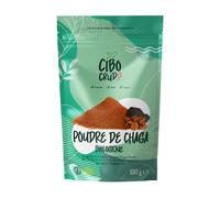 Poudre de Champignons Chaga Bio - 100g. Chaga Mushroom Séché au Soleil et Moulu Crus. Connu sous le nom d'Inonotus Obliquus. Contient Minéraux Antioxydants et Vitamines.