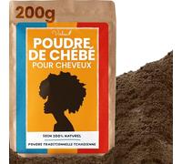 Poudre de Chebe 200g - Chebe Pour Cheveux - Soin Capillaire Traditionnel pour la Pousse et le Renforcement des Cheveux - Chebe du Tchad