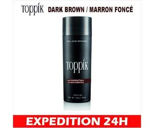 Poudre de cheveux densifiante - ZISONIX - Dark Brown - 27,5 g - Kératine - Volume - Densité