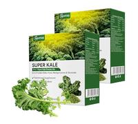 Poudre de Chou À Plumes - 20 Sachets Individuels, 60 g Au Total, Superaliment Vert Biologique pour Shakes et Cuisine(2pack)