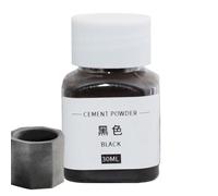 Poudre de ciment - Peinture pigmentée à l'oxyde de fer - 30 ml - Pour plâtre de ciment, argile, mortier de chaux, peinture minérale durable pour peinture décorative, maçonnerie artistique, teinture